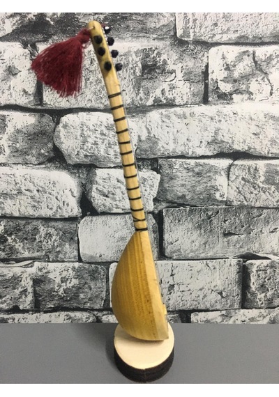 Minyatür Bağlama Saz Masa Üstü Enstrüman Minyatür Bağlama Saz Masa Üstü Enstrüman
