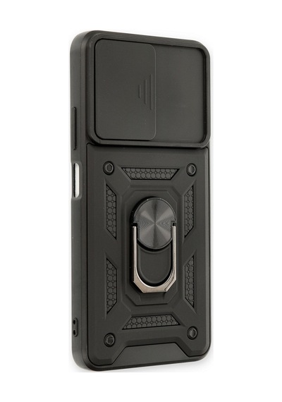 Redmi Note 11t Kılıf Pars Lens Yüzüklü Silikon - Siyah Bzsxx00 1