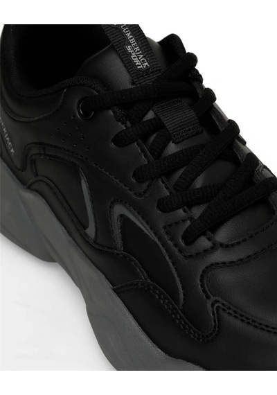 Lumberjack Dakota Pu 4pr Kadın Siyah Sneaker Ayakkabı-siyah Siyah