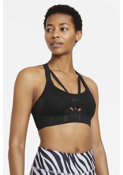 Nike Bra Indy Ultra Breathe Hafif Destekli Dolgulu Spor Sütyeni Büstiyer Siyah