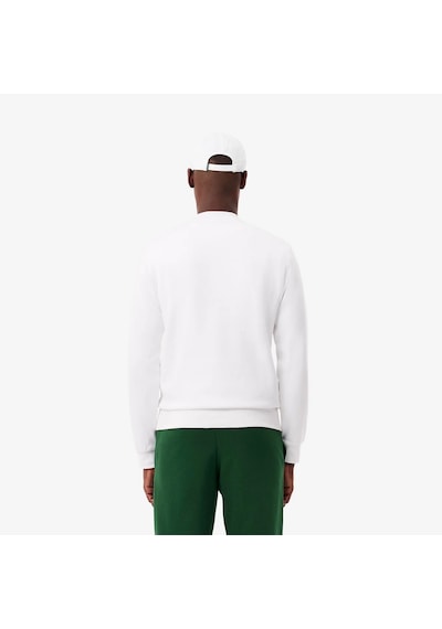 Lacoste Sh9608 Erkek Sweatshirt Beyaz