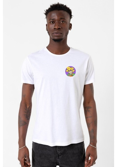 Beyblade Max Bladebreakers Beyaz Erkek Bisikletyaka Tshirt 001