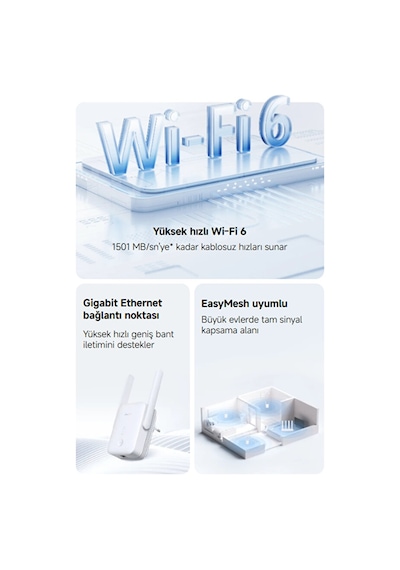 Xiaomi Wi-Fi Range Extender AX1500 Menzil Genişletici