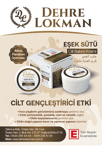 Eşek Sütü Cilt Bakım Kremi 70 Gr 3 Adet