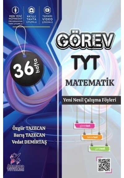 Armada Yayınları TYT Görev Matematik Yeni Nesil Çalışma Föyleri
