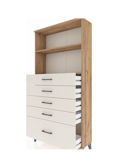 Arges Dolap 2 Raflı 5 Çekmeceli 88x30x182 Çam-aytaşı Atlas Çam Arges Dolap 2 Raflı 5 Çekmeceli 88x30x182 Çam-aytaşı Atlas Çam