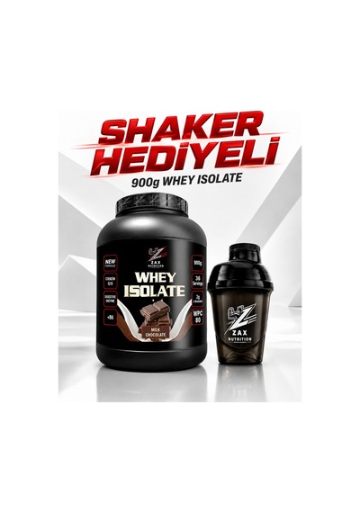 Whey Proteın Isolate Mılk 900 Gr + Mini Boy Shaker Gift  Çikolata