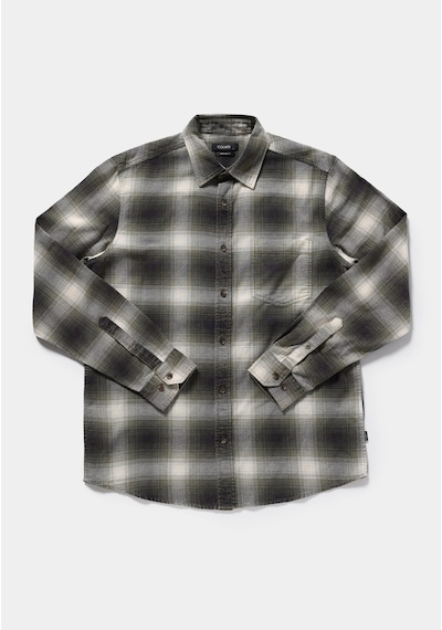 Colin's Colins Regular Fit Shirt Neck Ekoseli Erkek Yeşil Uzun Kol Gömlek Cl1082102 Q1.v1 Grn