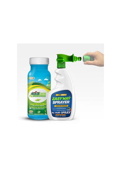 Ekosol Farm Sıvı Solucan Gübresi 1 L + Easyway Hortum Ucu Sprayer