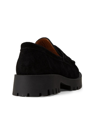 Deery Kadın Hakiki Süet Siyah Loafer Ayakkabı - 02034zsyhc01 Siyah