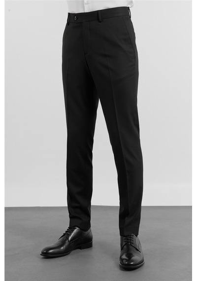 İmza Siyah Yan Cep Slim Fit Esnek Classic Pantolon 1003255175 İmza Siyah Yan Cep Slim Fit Esnek Classic Pantolon 1003255175