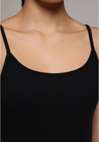 Colin's Colins Slim Fit Kadın Siyah Atlet Cl1073836 Q1.v2 Blk Siyah