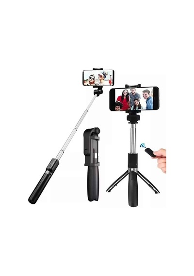 Selfie Çubuğu Tripod Bluetooth Kumandalı Selfie Çubuğu Telefon Tutucu Mh-hs9445-6176