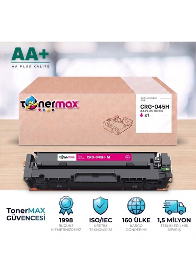 Canon Crg-045h M Kırmızı Uyumlu Toner Aa Plus / Lbp611cn / Lbp613cdw / Mf631cn / Mf633cdw / Mf635cx