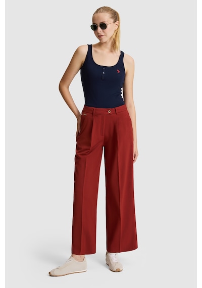 U.s. Polo Assn. Kadın Vişne Pantolon Kanvas-chino 50325517-vr223