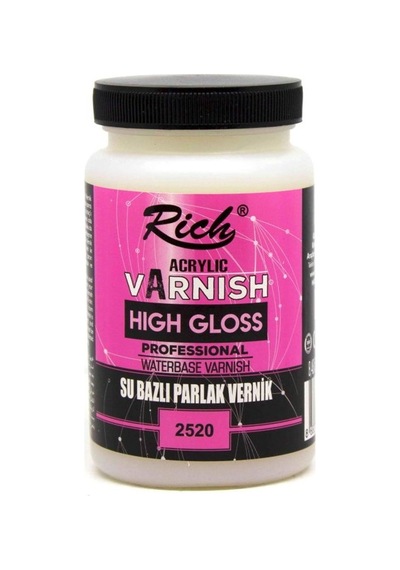 Rich Vernik Su Bazlı Parlak High Gloss 250 Cc Kavanoz 250-2520