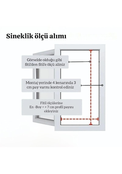 As Perde Plise Akordiyon Kapı Pencere Sineklikleri 40-60x180-200