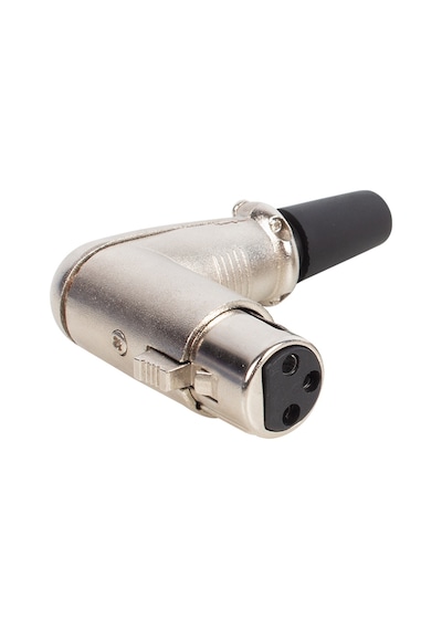 Canon Fiş Dişi 90 Derece L Tip Xlr Jack Fiş
