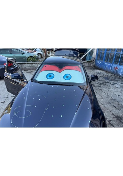 Ön Cam Oto Güneşlik Araba Güneşliği Şimşek Mcqueen 65 135