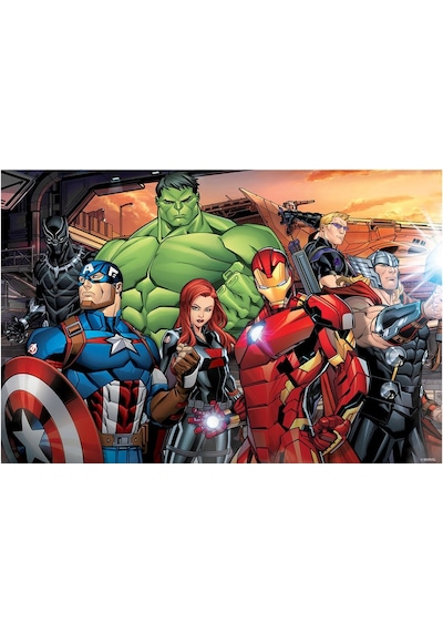 Prime 3d Marvel Avengers Çift Taraflı Puzzle 200 Parça 37551