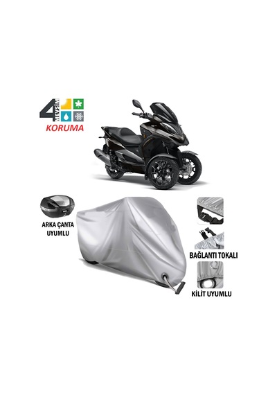 Qooder QV3 Motosiklet Brandası ( Kilit Uyumlu