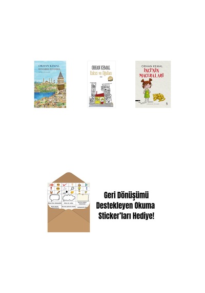 İstanbul İstanbul Ciltli + Eskici Ve Oğulları Midi Boy + İnci'nin Maceraları + Okuma Sticker'ları