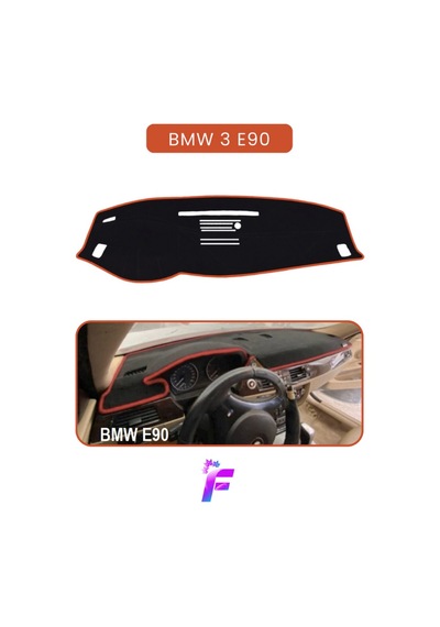 Bmw E90 2005-2013 Uyumlu Torpido Örtüsü Araca Özel Üretim Kolay Montaj Torpido Kılıf Ta10