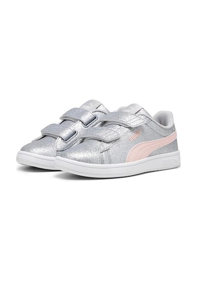 Puma Smash 3.0 Gliz Glam V Ps Çocuk Gri Sneaker
