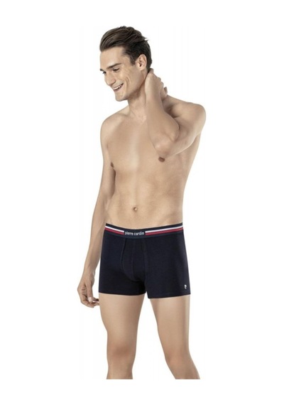 Pierre Cardin Erkek 3 Lü Multicolor Boxer Seti Laci-kırmızı-gri
