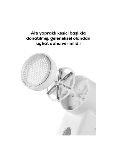 Şarjlı 2 Hızlı 6 Bıçaklı Tüy Ve Tiftik Temizleme Makinesi Belirtilmemis