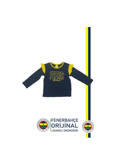 Fenerbahçe Lisanslı Uzun Kol Lacivert Bebek Sweat Lacivert