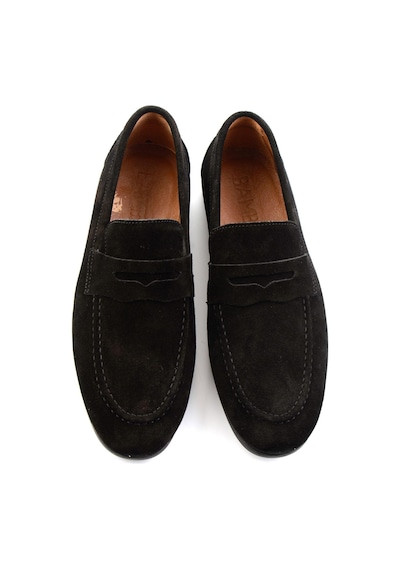 Siyah Hakiki Deri Erkek Loafer Ayakkabı E01594456402 Siyah