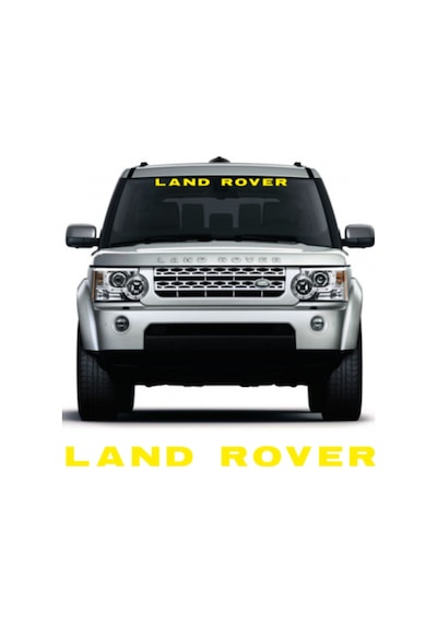 Land Rover Ön Cam Araba Sticker Yapıştırma 30Cm