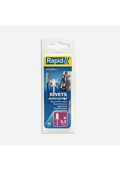 Rapid Perçin 3,2x8 Mm Su Geçirmez Matkap Ucu 50 Adet