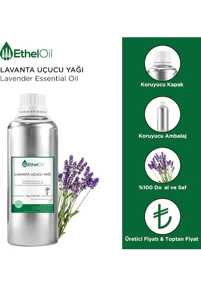 Etheloil Lavanta Uçucu Yağı 1 KG