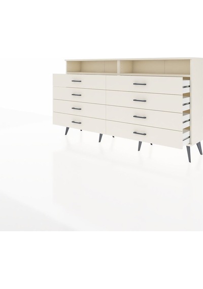 Arges Konsol 2 Raflı 8 Çekmeceli 176x30x99 Aytaşı-aytaşı Aytaşı-aytaşı