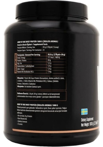 Army Of One Whey Protein 1000 Gr Çikolata