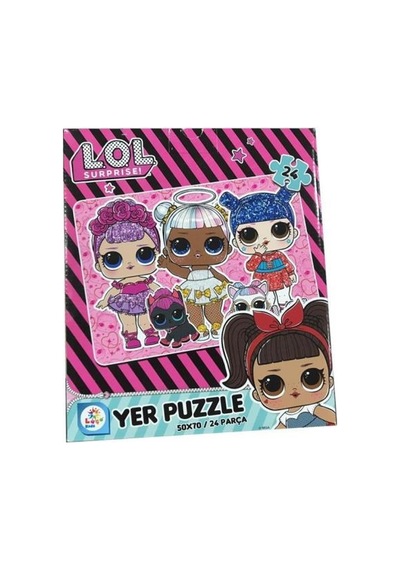 Laço Kids L.O.L. Surprise 24 Parça Yer Puzzle Lol7644