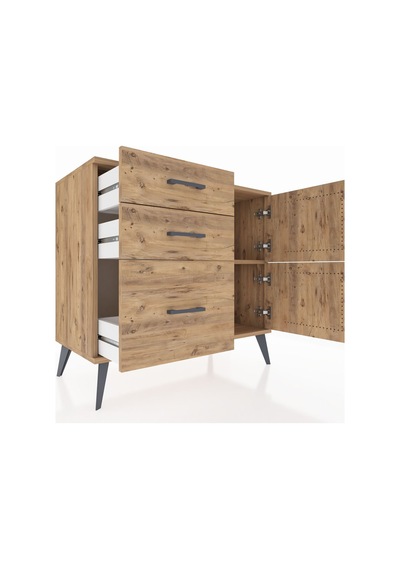 Hyperion Şifonyer Tek Raflı 3 Çekmeceli 2 Kapaklı 88x44x80 Çam-çam Çam Hyperion Şifonyer Tek Raflı 3 Çekmeceli 2 Kapaklı 88x44x80 Çam-çam Çam