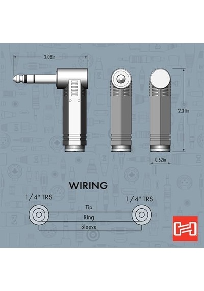 1/4 İnç Trs F - 1/4 İnç Trs M Sağ Açılı Çevirici Gpp-273