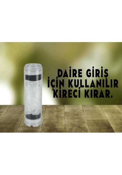 Shell Silifoz Filtre Daire Girişi Su Arıtma Cihazı Kireç Önleyici Filtre Filtre