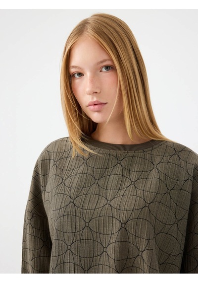 Loft Haki Kadın Sweatshirt Lf2041190 Haki