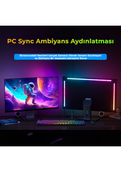 İdragon Pc Sync Rgbıc Monitör 27 İnch Arka Aydınlatma Led, Ekran Senkronizasyonlu, Mobil Uygulama Ve Kumanda Kontrollü, Müzik Senkronizasyonlu Gaming Rgb Işık Dx23014 Çok Renkli İdragon Pc Sync Rgbıc Monitör 27 İnch Arka Aydınlatma Led, Ekran Senkronizasyonlu, Mobil Uygulama Ve Kumanda Kontrollü, Müzik Senkronizasyonlu Gaming Rgb Işık Dx23014 Çok Renkli