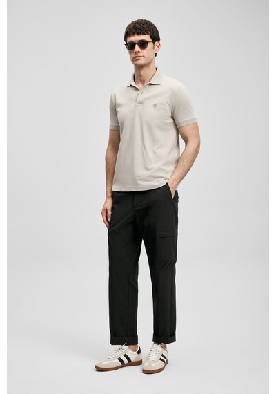 Lufian Laon Erkek Polo Yaka T-shirt 111040230 Taş