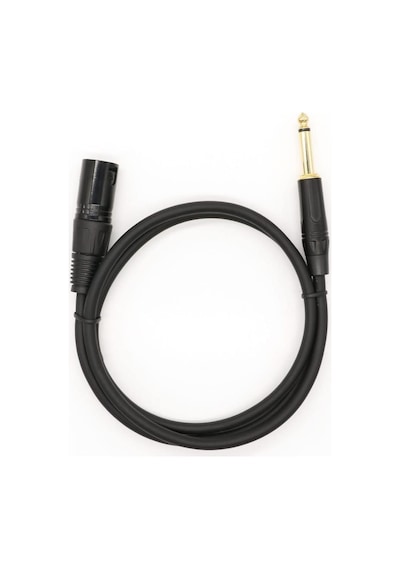 Enstrüman Gitar Kablosu Xlr Erkek 6.35mm Erkek Kablo 2 Metre Standart