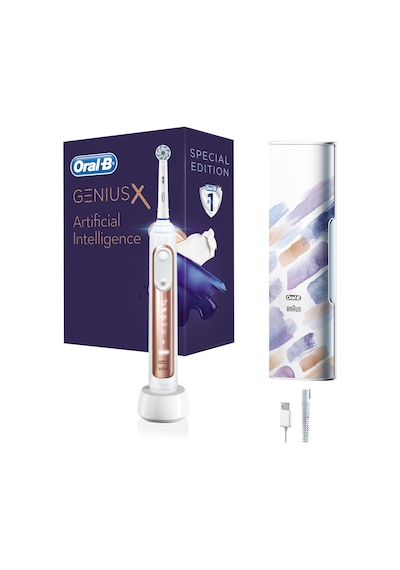 Oral-B Genius X AI Şarj Edilebilir Diş Fırçası Rose Gold