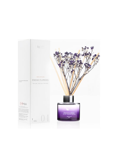 Zift Unique Fresh Flowers - Bambu Çubuklu Oda Kokusu Dekoratif Çiçekli Banyo & Tuvalet & Oda Parfümü 100ml Diğer