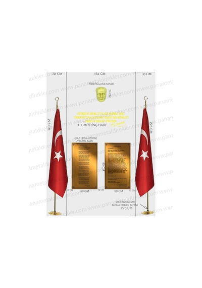 Atatürk Köşesi Seti Poz Model 04