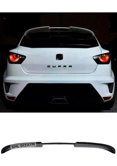 Seat İbiza Coupe Tek Kapı Spoiler Plastik Spoyler Rüzgarlık