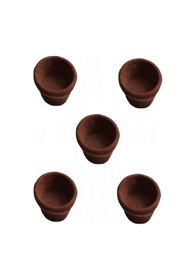 Tekçe Kakaolu 4.5 CM Papatya Tartolet 50 Adet